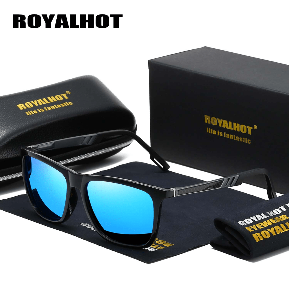 Royalhot, Gafas Sol Polarizadas Cuadradas Clásicas Premium
