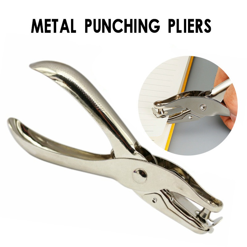 Metal Single Hole Puncher Single Hole Scrapbooking Plier For - Temu