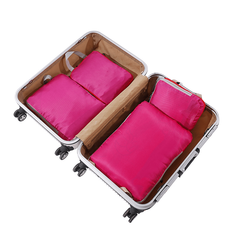 Travel Compression Storage Bag 4pcs/set Clothes Packing Cube