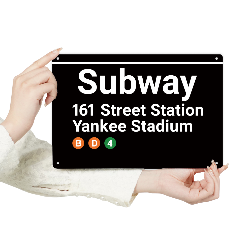 161 Street Yankee Stadium Station New York City Subway Sign 