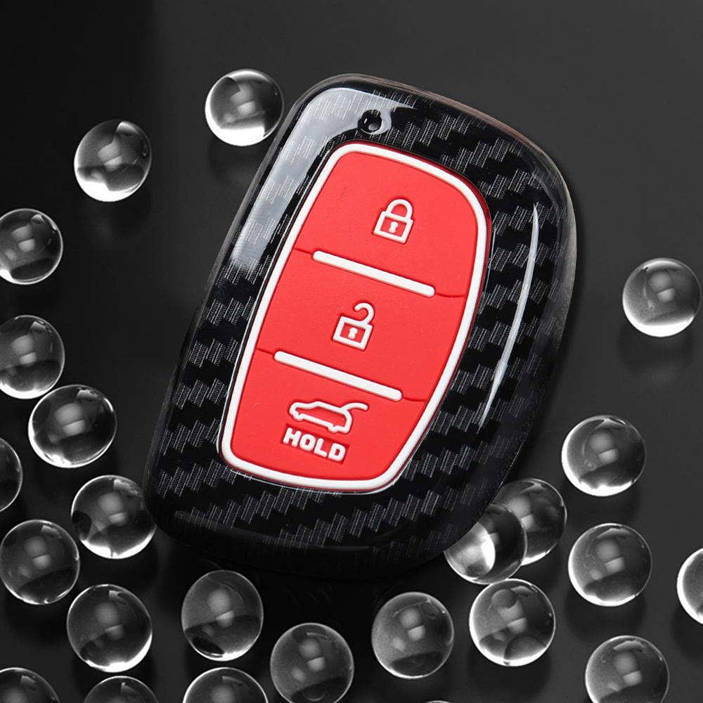 Funda Silicon Protectora para Llave de Auto 3 Botones Compatible con Fiat  500 APunto barth Grande Negro Ximxi Color Negro