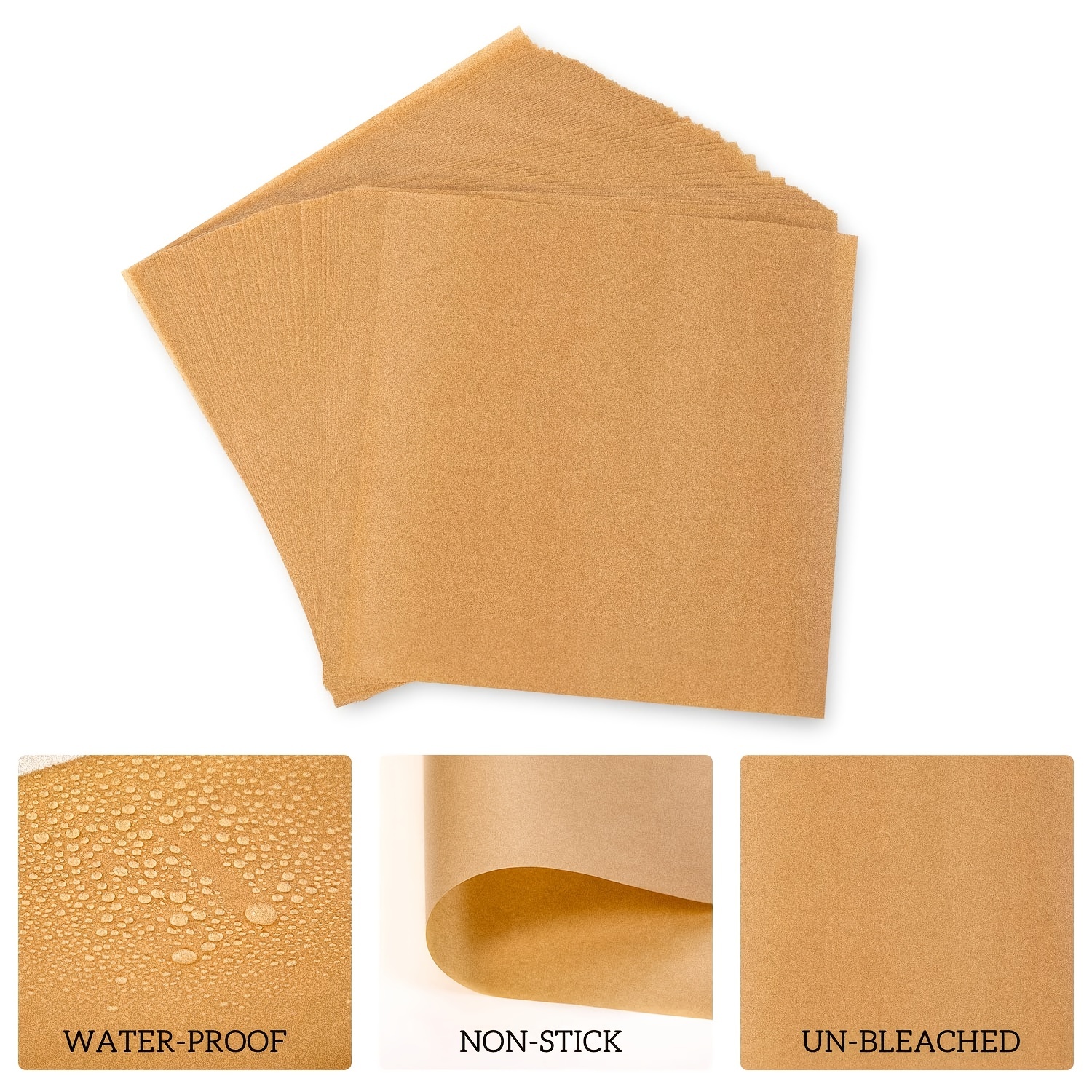 Parchment Paper Square x  Non stick Wax Paper For - Temu