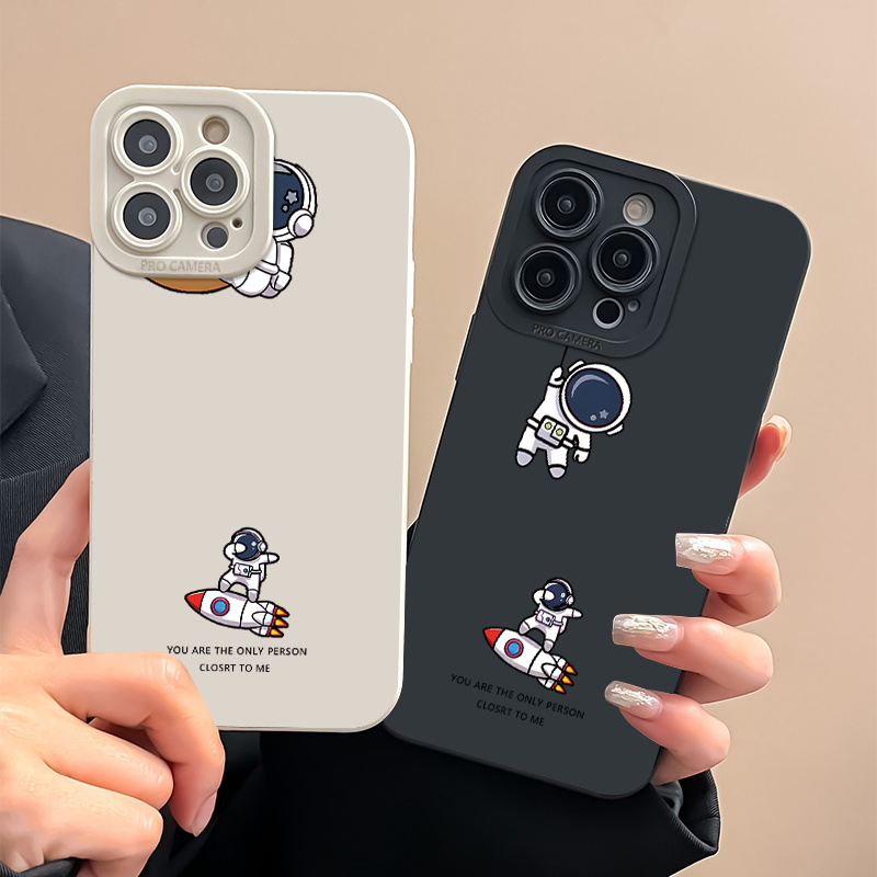 2pcs Funda De Teléfono De Astronauta Para IPhone 14 13 12 11 - Temu