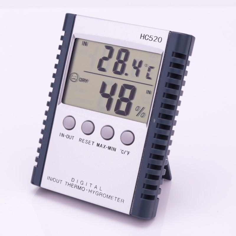 Accurate Digital Thermometer And Hygrometer With Lcd Display And Probe  Sensor For Indoor And Outdoor Temperature And Humidity Measurement - Temu