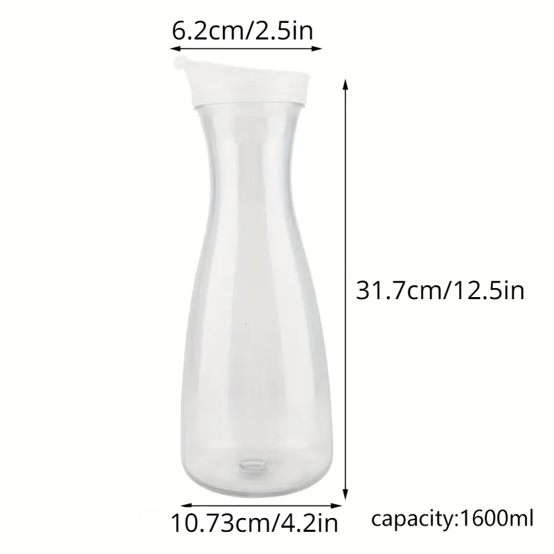 1pc, Large Capacity Bottle, Plastic Pitcher For Drinks, Milk