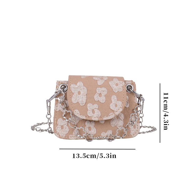 Minimalist Chain Strap Fashion Box-shaped Mini Crossbody Bag