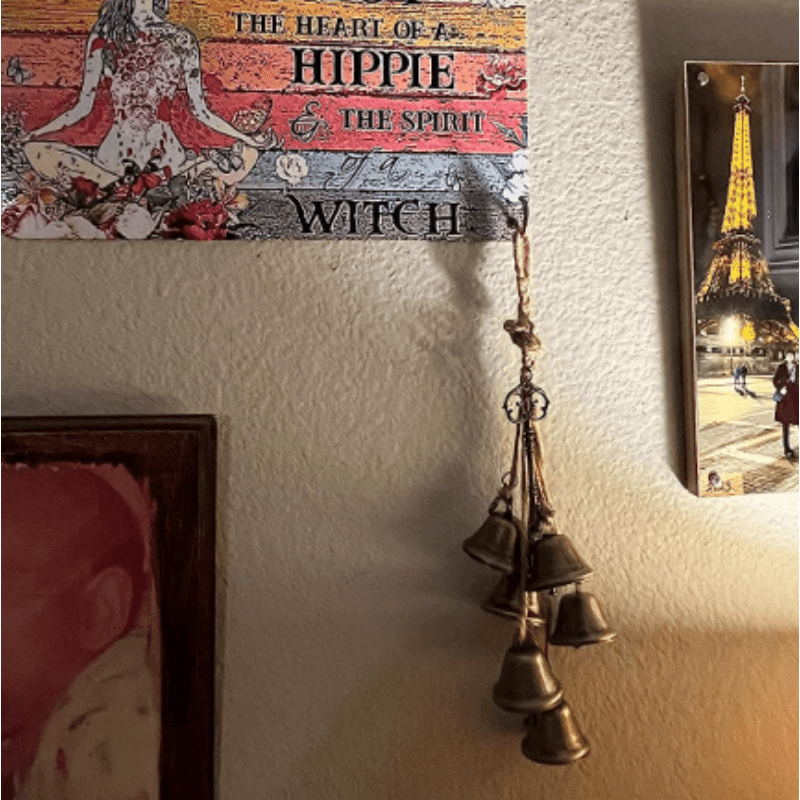 Wind chime Bells Witchcraft Décor Witch Bells for Door Knob for Protec –  Mangogiftsstore