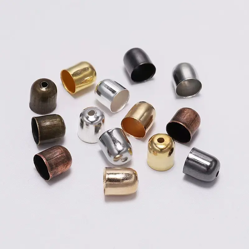 Multi Color Multi Size Iron Cord End For Jewelry - Temu
