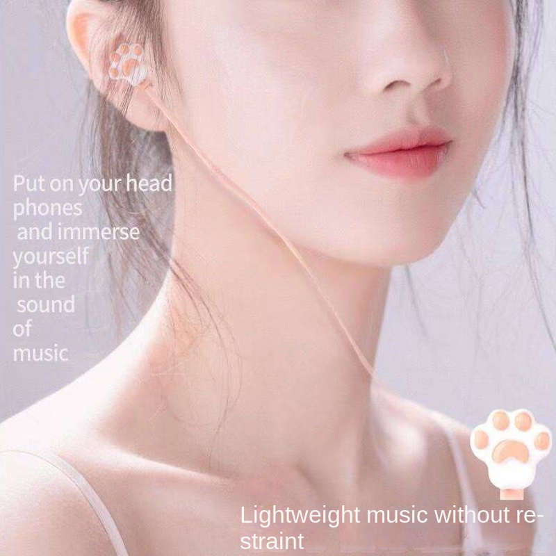 Pink Wired Earphones