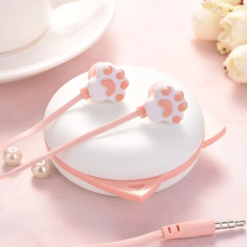 Pink Wired Earphones