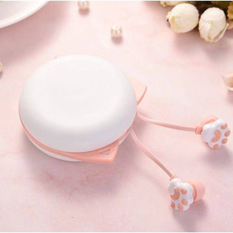 Pink Wired Earphones