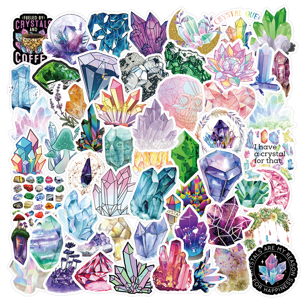 Crystal Stickers Crystals, Crystal Stickers Cartoons