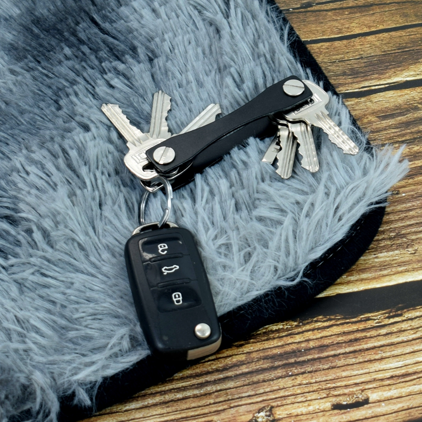 Personalised LV Leather Keychain Car key chain