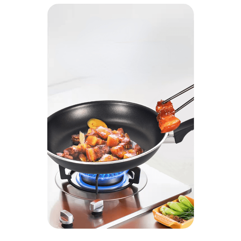 1pc Griddle Frying Pan Cast Iron Skillet Egg Fry Pan Omelet Pans Pancake Pan  For Gas Stove Top Kitchen Utensils