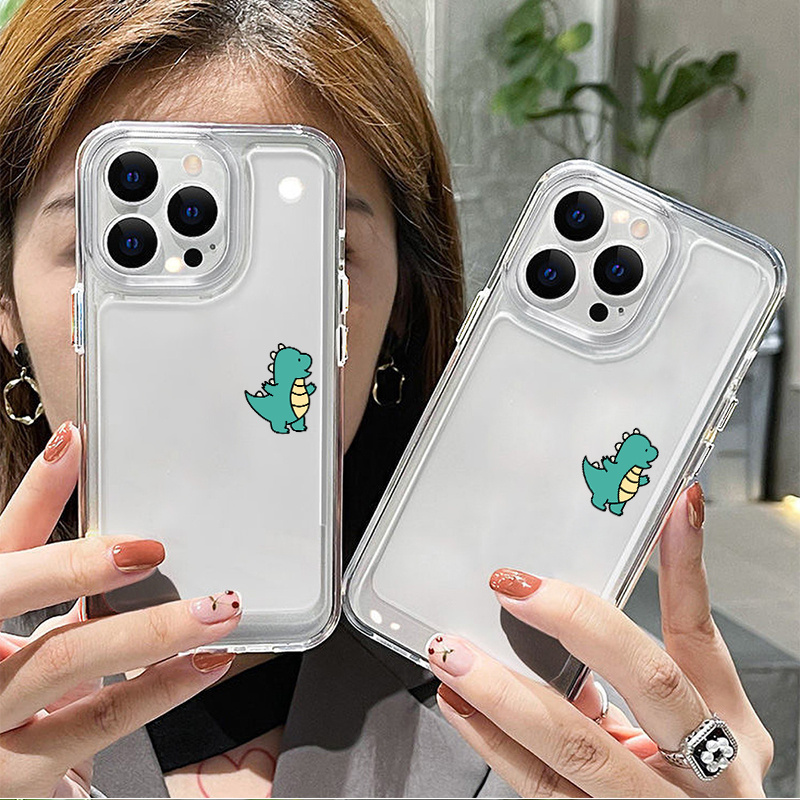 Sleek Black Monster: Cute Phone Case with Lens Soft Cover for iPhone 14, 13,  12, 11 Pro, XS Max, X, XR, 6, S, 7, 8 Plus, and SE