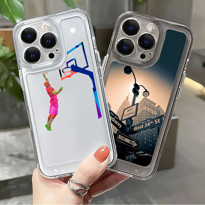 Bumper Print Space Soft Cute Phone Cases for iPhone 6 6s 7 8 Plus X Xs XR  11 12 13 Pro Max