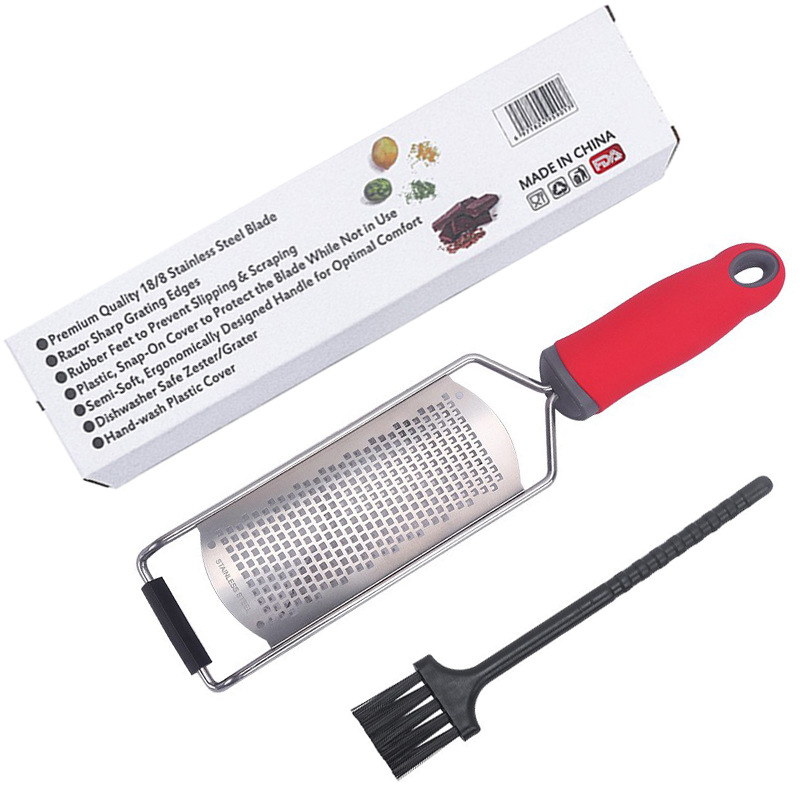 Stainless Steel Grater Hand Held Cheese Grater Cheese Scrapers Garlic  Grater Set