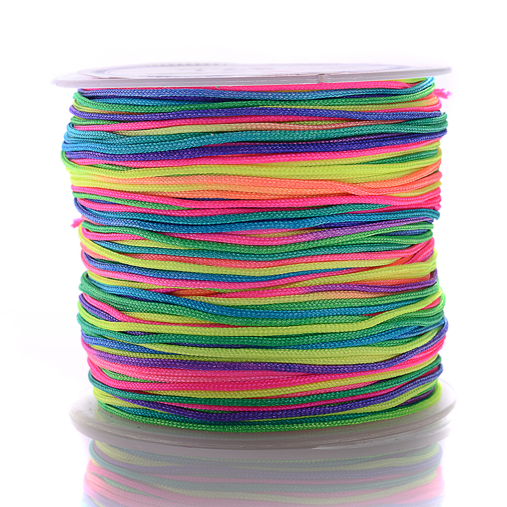 1roll Nylon Thread Colorful 5000cm DIY Nylon String For Bracelets, Beading,  Necklaces, Macrame Craft, Wind Chime, Jewelry Making