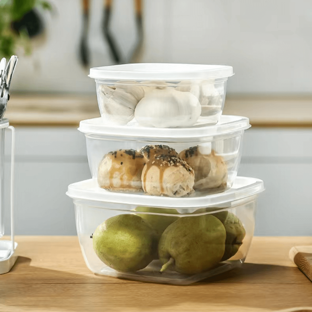 Reusable Food Storage Containers, Safe For Freezer, Microwave And  Dishwasher, Leak-proof Design And Bpa-free Container Set, Fruit Vegetable  Crisper, Dumpling Meat Eggs Ginger Garlic Green Onion Food Storage  Containers, Home Kitchen Utensil 