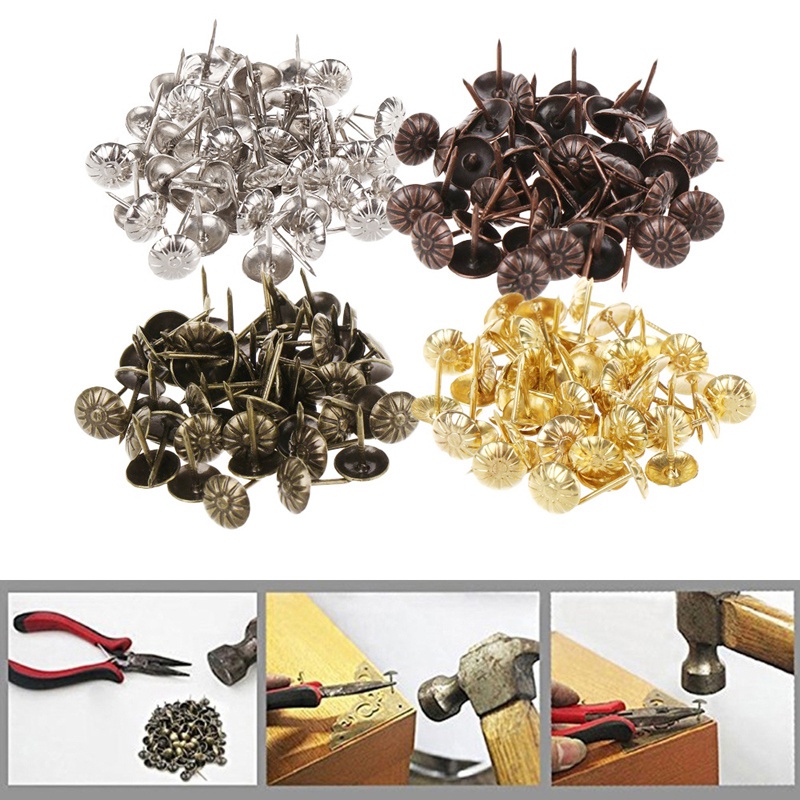 Bronze Push Pins, Thumb Tacks, Decorative Tacks, Furniture Tacks, Sofa  Tacks, Upholstery Tacks, Decorative Push Pins 