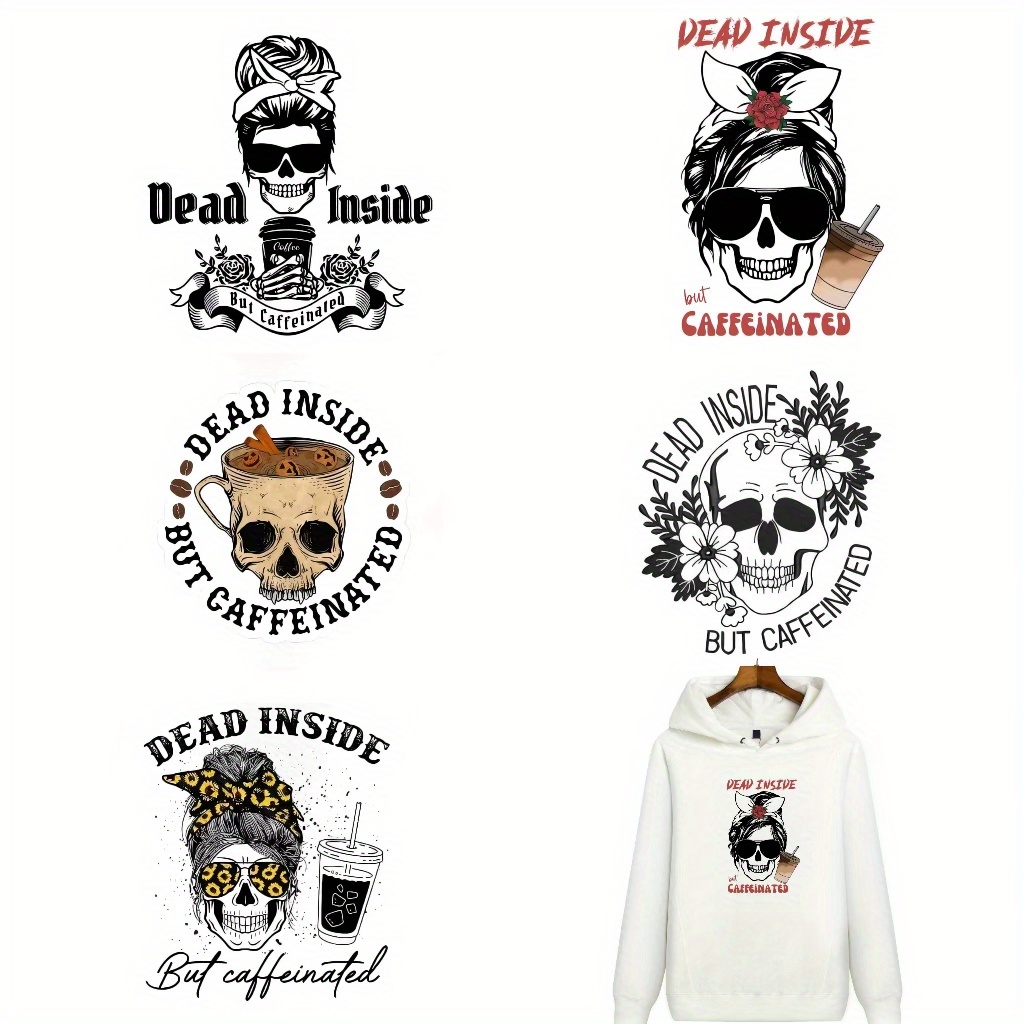 Skull Crossbones Heat Transfers, T-shirt Transfers