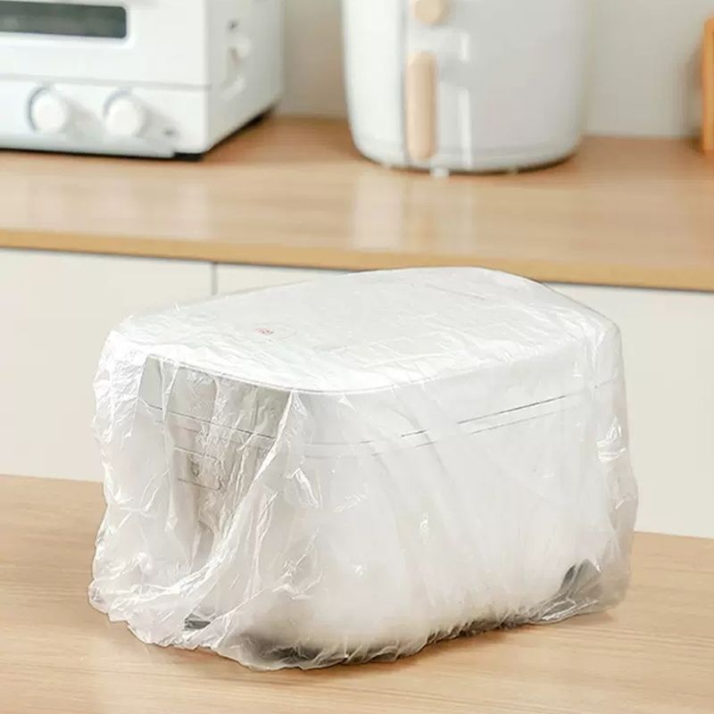 Electrical Appliances Dustproof Covers, Rainproof And Waterproof,  Disposable Large Plastic Wrap Dust Cover,for Microwave Oven Rice Cooker  Refrigerator Household Protective Cover, Home Kitchen Accessories - Temu