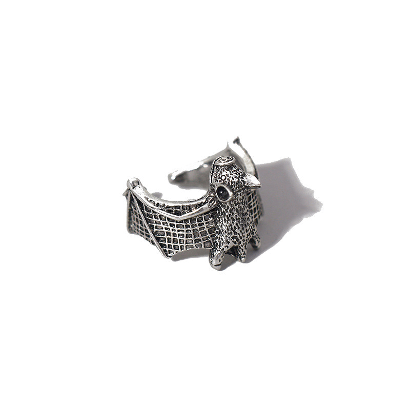 Men's Bat Ring Adjustable Punk Hip Hop Ring