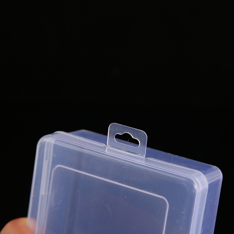 Middle Size Transparent Plastic Storage Box Buckle Lock Box