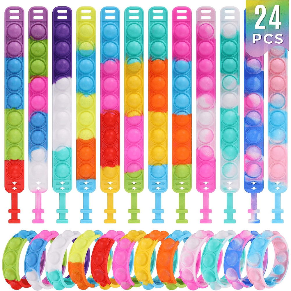 5 Pack Pop It Fidget Bracelet 