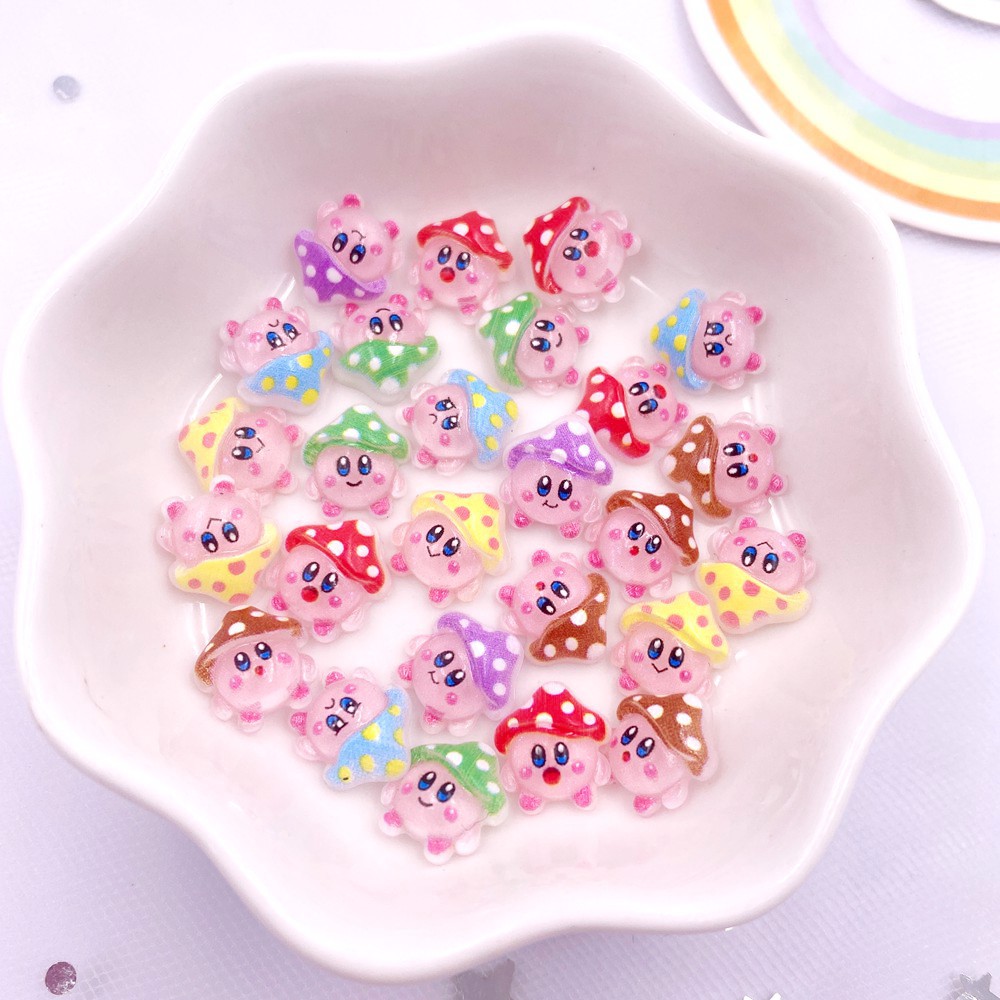 Mixed Resin Glitter Mini Cute Crystal Colorful Rosa - Temu