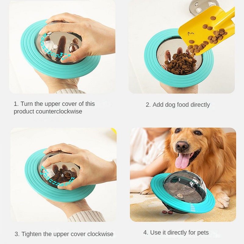 PETGEEK petgeek interactive dog treat ball, automatic treat dispensing dog  toys slow feeder, electronic dog puzzle toys for iq traini