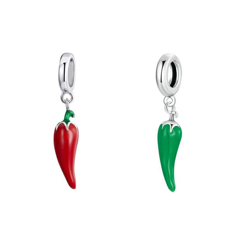 1 Pair Cute Chili Pendant Earrings for Men, Party Holiday Gift,Temu