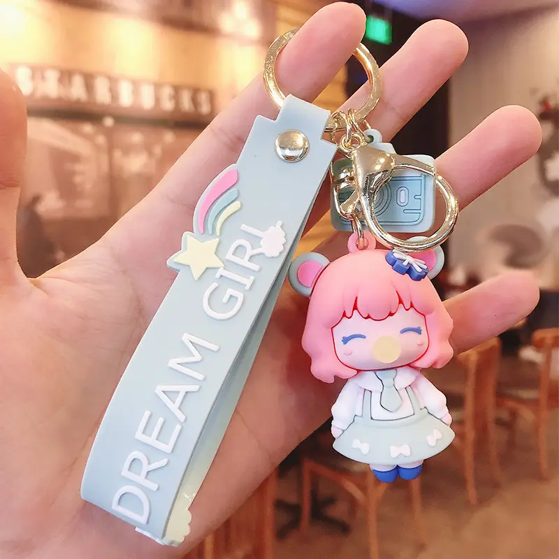 Cartoon Keychain Cute Keyring Backpack Decoration Bag Accessories For Women  Girls - Temu