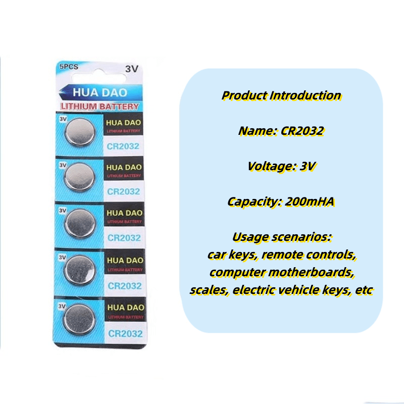 Pilas pequeñas con forma de botón CR2016 CR2025 CR2032 y - Temu