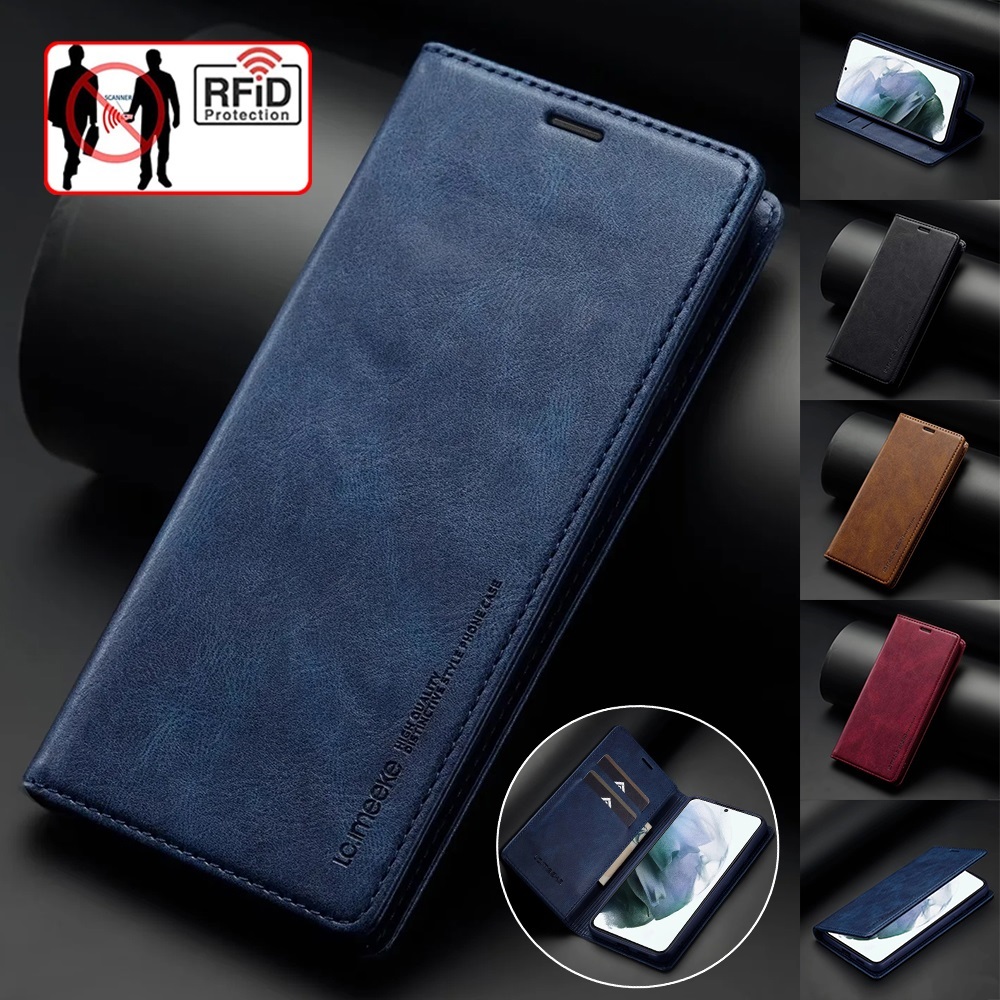 Luxury Magnet Leather Flip Case For Samsung Galaxy Note20 S20 FE