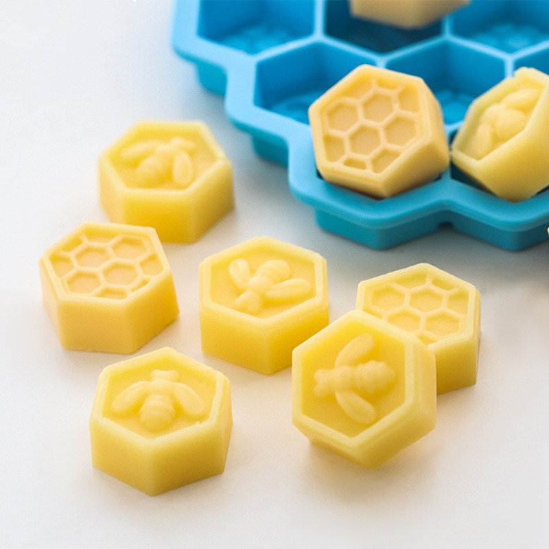 Bee Honeycomb Hive Silicone Molds Fresh Fruit Resin/eproxy Crafts Chocolate  Cake Soap Bar Mould DIY Baking Cookies Free Shipping 