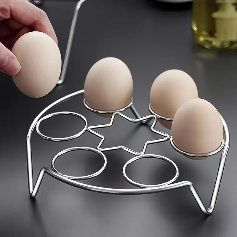 Egg Steamer Rack, Stackable Sturdy Egg Cooker Steamer Rack, Multipurpose  Stainless Steel Egg Assist, Can Be Used As A Pot Pad Pan Pad, And Pressure  Cooker, Kitchen Accessories - Temu