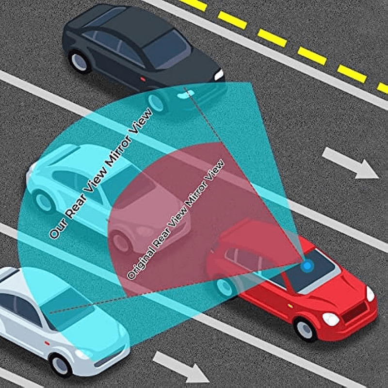 Rétroviseur Intérieur D'automobile Petit Rétroviseur Convexe - Temu Canada