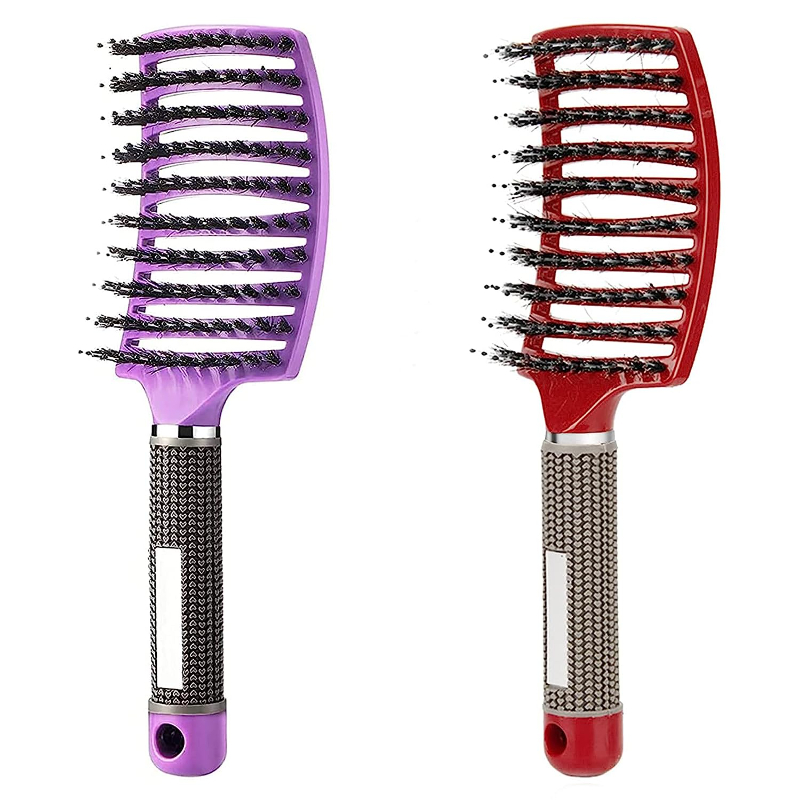 Set 2 Tianba Hair Mixed Brushes, Round Brushes With Bristles, Professional  Hairdresser Round Brushes, Hair Brush - Combs - AliExpress