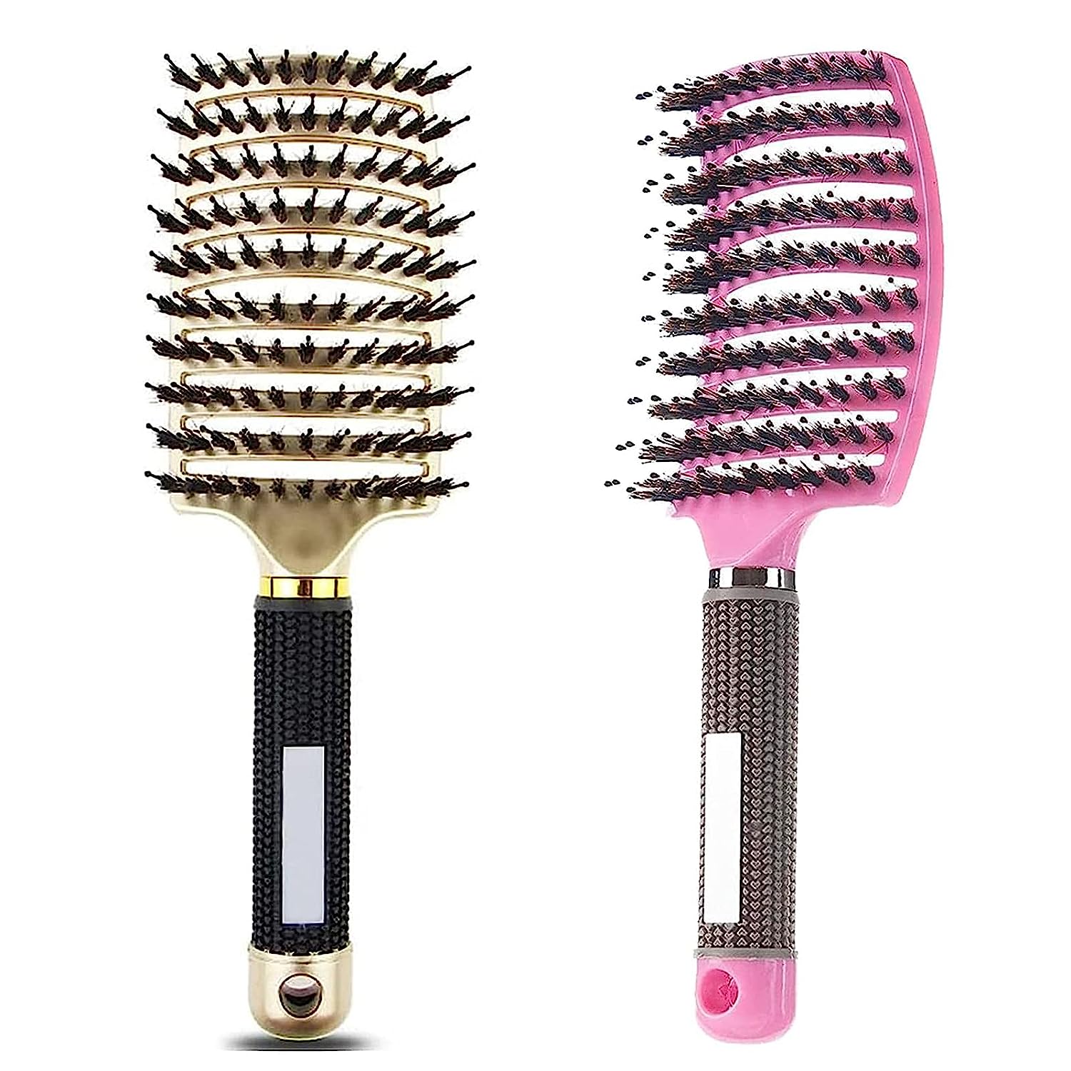 Set 2 Tianba Hair Mixed Brushes, Round Brushes With Bristles, Professional  Hairdresser Round Brushes, Hair Brush - Combs - AliExpress