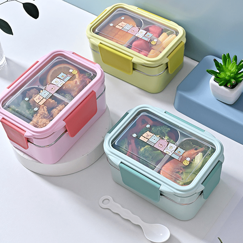 304 Stainless Steel Lunch Box Lunch Box Student Heat Preservation Lunch Box  Canteen Lunch Box Portable Lunch Box Food Box Food - Lunch Box - AliExpress