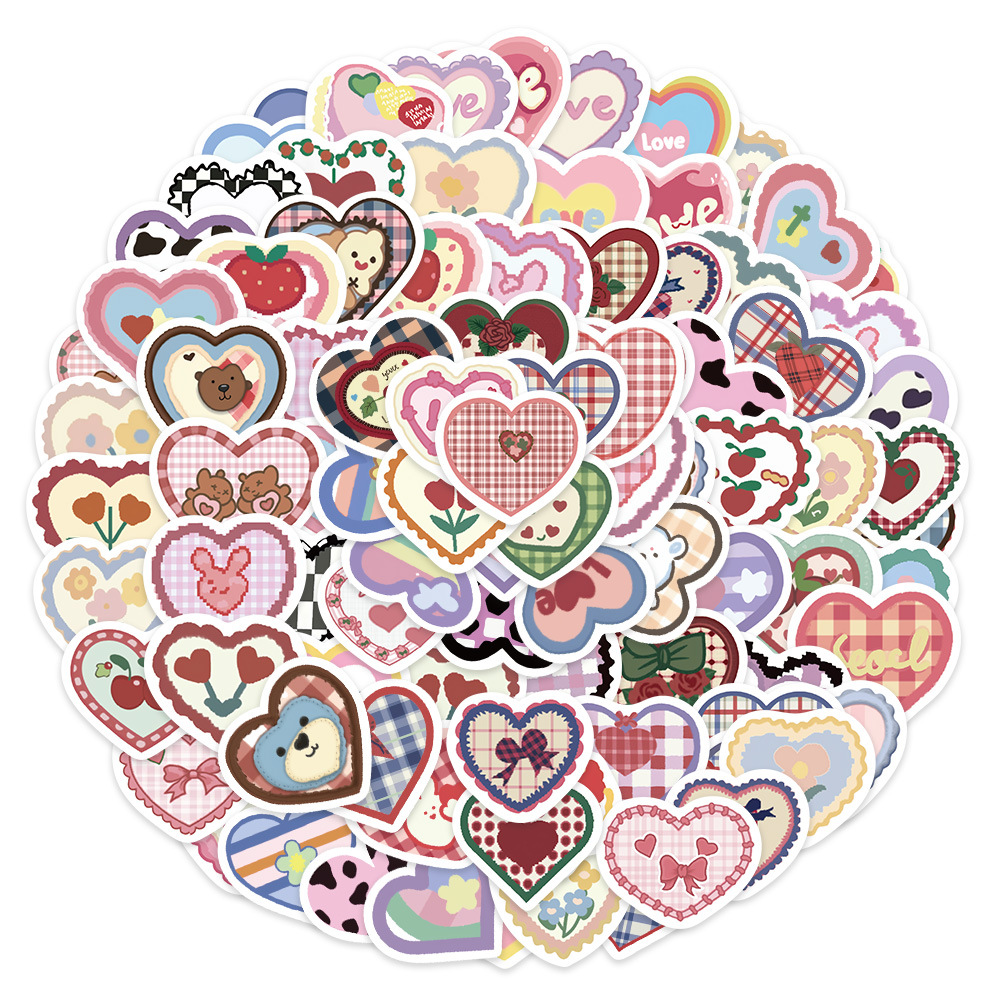 Cartoon Love Guide Stickers Diy Waterproof Decoration - Temu