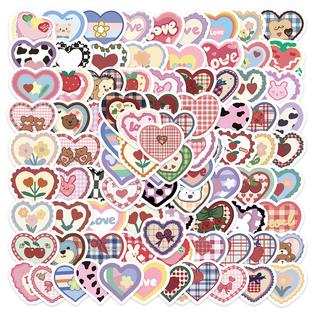 Cartoon Love Guide Stickers Diy Waterproof Decoration - Temu