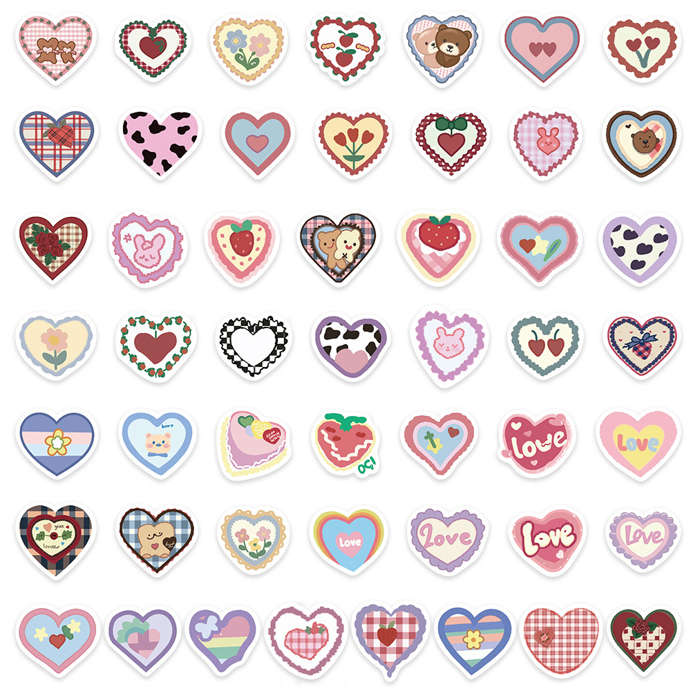 Cartoon Love Guide Stickers Diy Waterproof Decoration - Temu