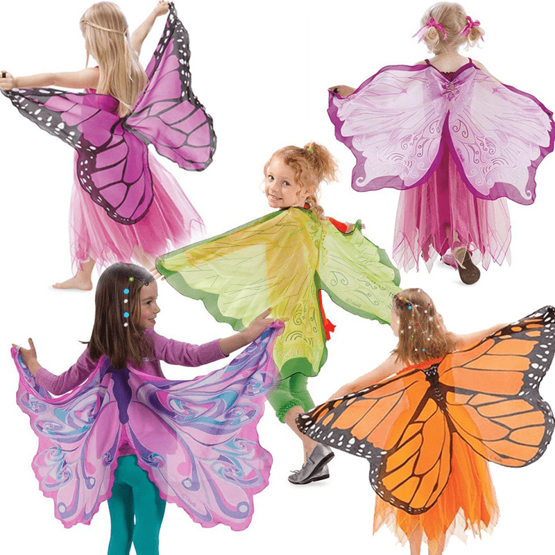 Alas de disfraz de Halloween de mariposa monarca para mujer Alas de hada  para adultos de tamaño mediano -  México