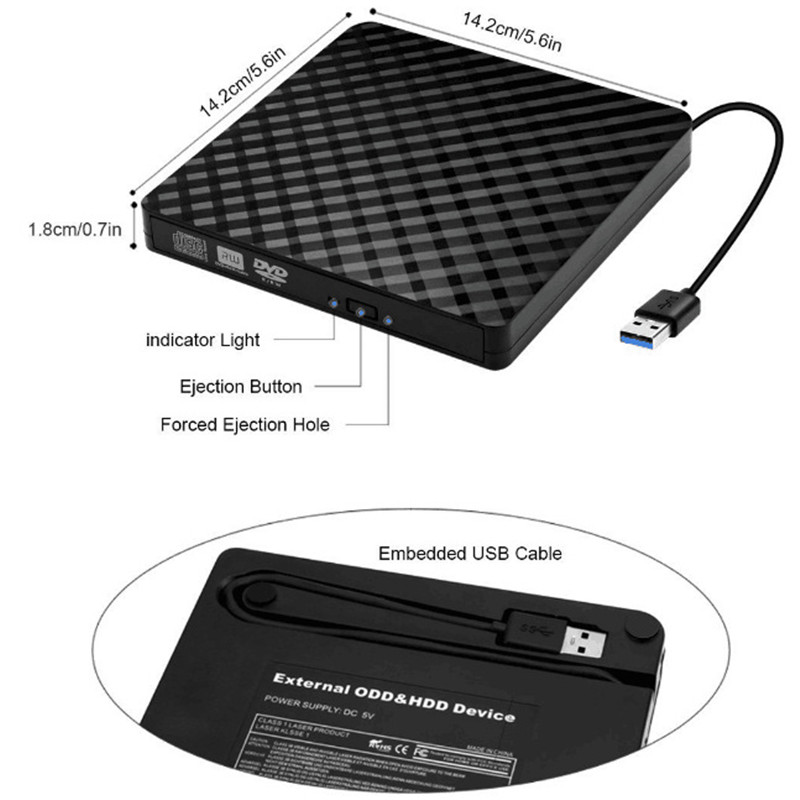 Lecteur graveur DVD PC portable Slim - PC portable, Smartphone, Gaming,  Impression