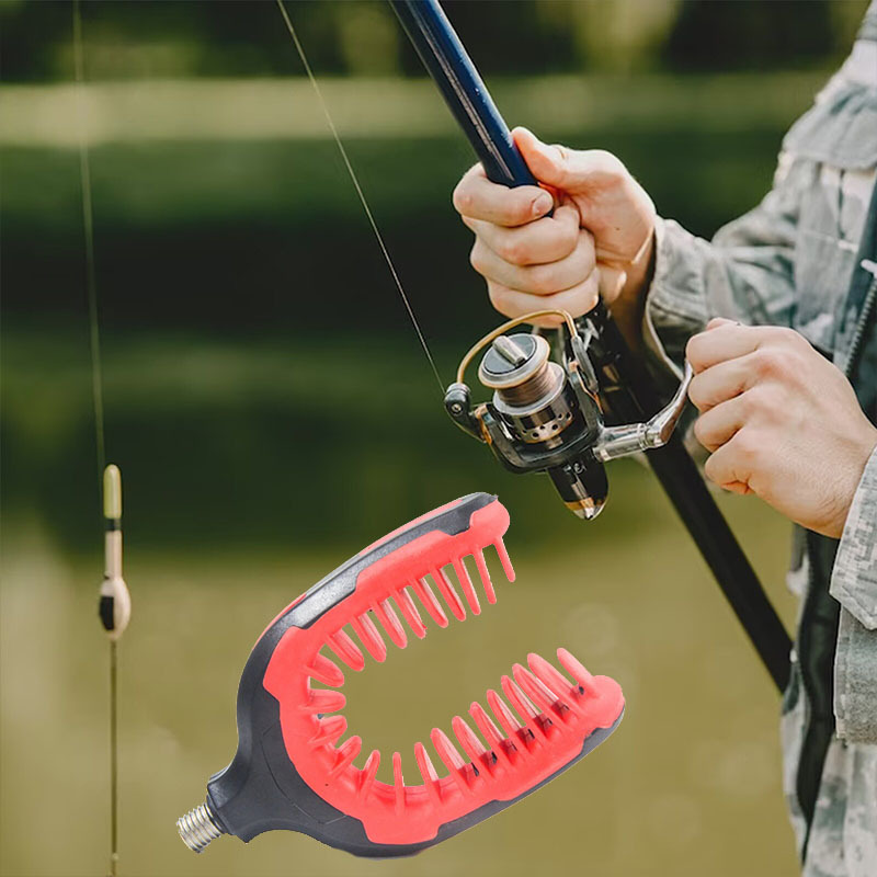 1pc Durable Silicone Fishing Rod Rest Head Gripper for Carp Fishing,  Securely Holds Rods on Rod Pod Holder, Provides Stable Support and  Protection for