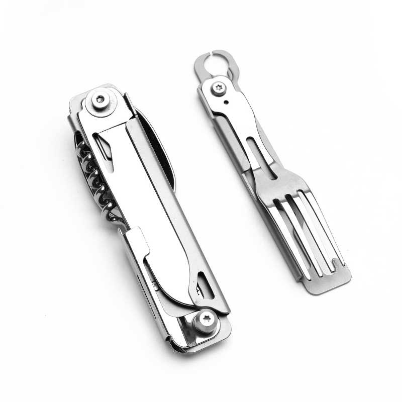 Portable Polished Stainless Steel Can Openers Camping Survival Can Opener  Multi-function Can Opener Opener Folding