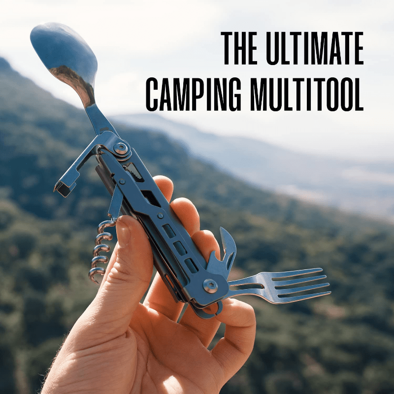 Portable Polished Stainless Steel Can Openers Camping Survival Can Opener  Multi-function Can Opener Opener Folding