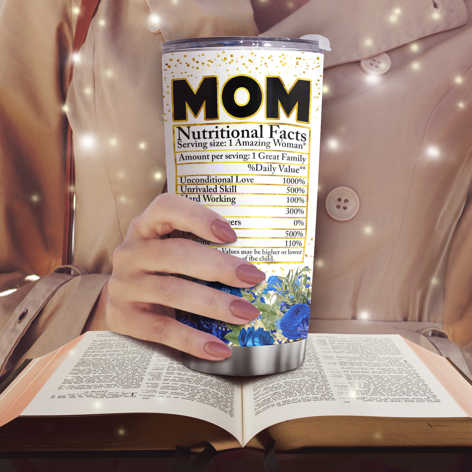 Mom Life Tumbler Mom Nutrition Facts Cup Mom Gifts Birthday - Temu